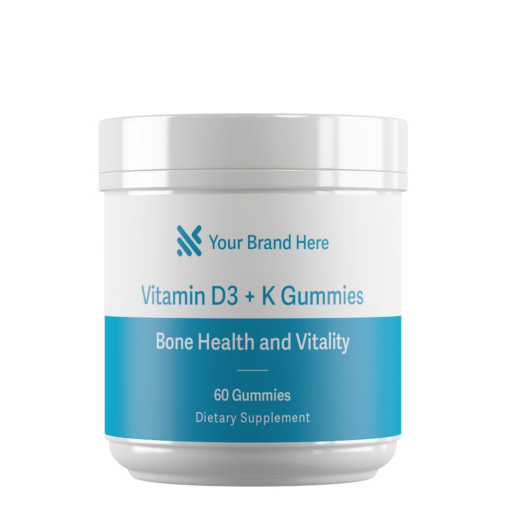Private Label Vitamin D3 with K Gummies Vitamins Supplements Wholesale Manufacturer in USA